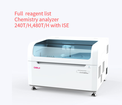स्वचालित नैदानिक ​​रसायन विश्लेषक CS-T240Plus 240T/H टक्कर संरक्षण